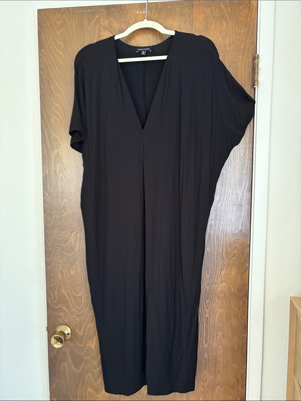 Universal Standard Teresa Liquid Jersey V Neck Dress S